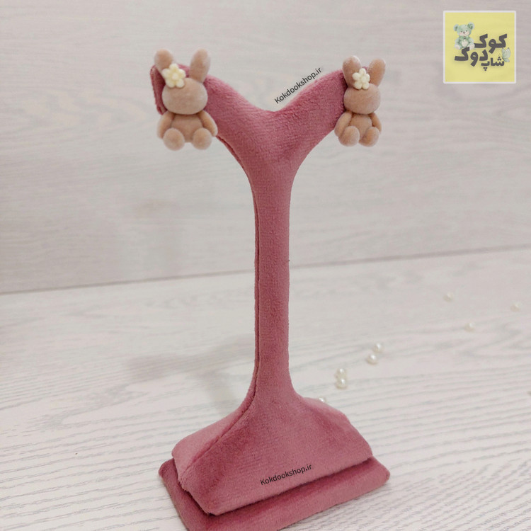 گوشواره مخملی خرگوش